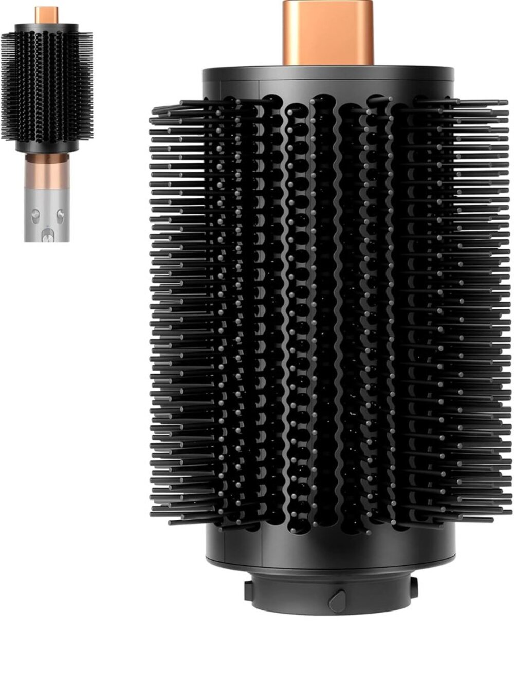 NEW 3.3" Round Brush Attachment for Dyston Airwrap HS01 HS05 HS08 Barrel tool